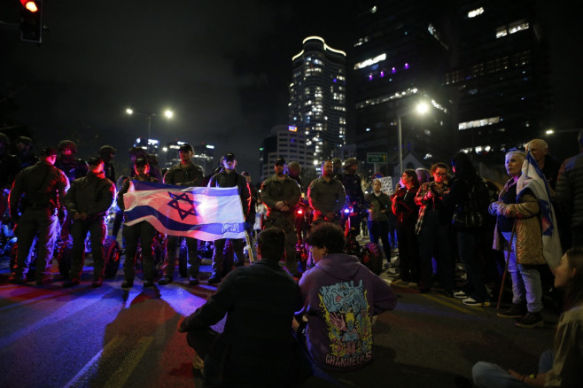 Anti-government protest in Tel Aviv