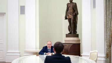 Russia France Leaders Meeting, Moscow, Russia - 07 Feb 2022