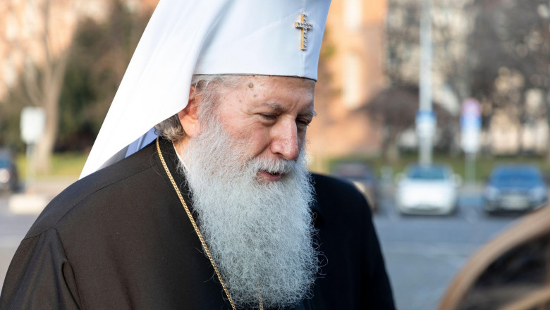 SOFIA, BULGARIA - JANUARY 1: The Bulgarian patriarch Neophyte during mass on January 1, 2020 in Sofia, Bulgaria.