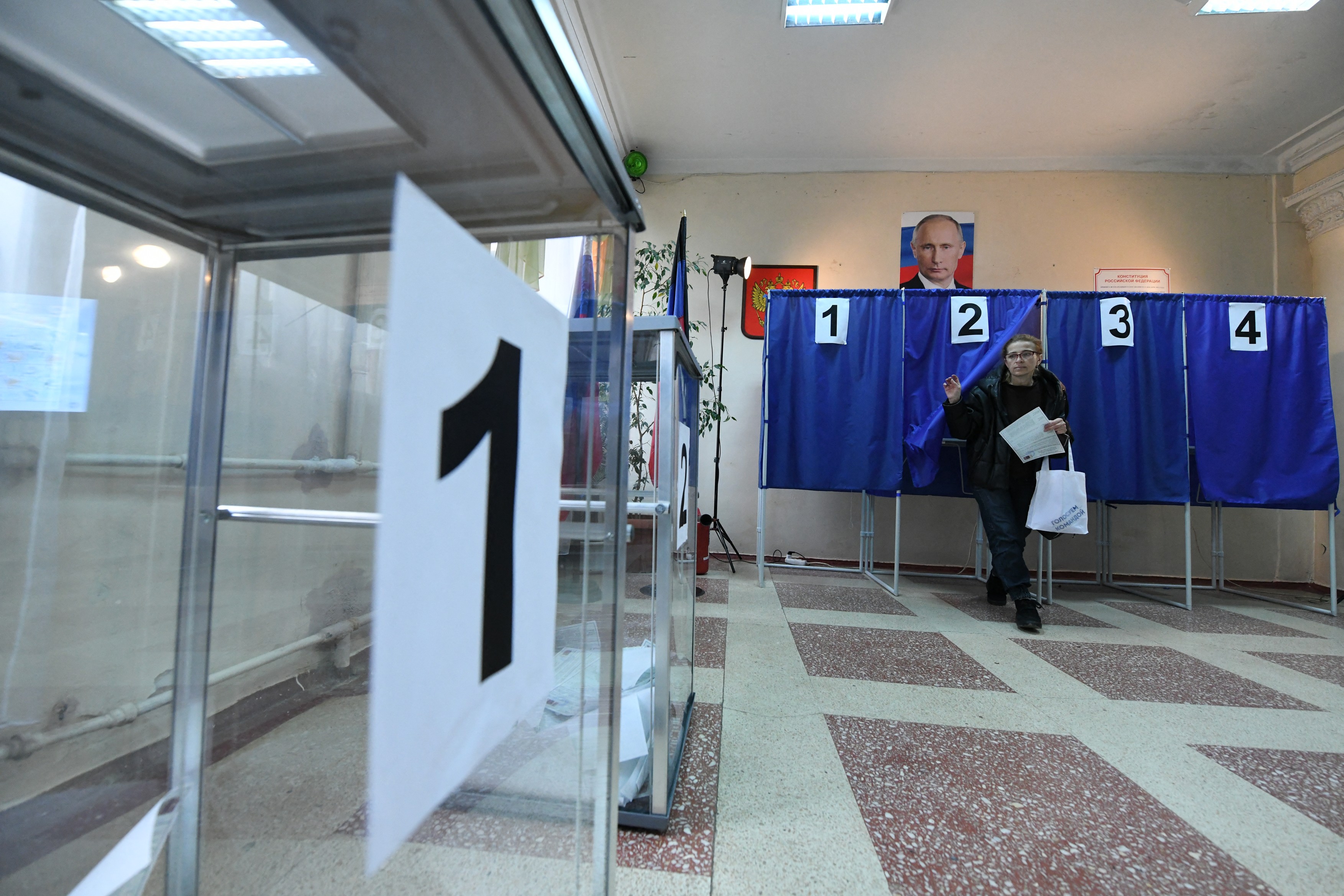 Prezența la vot la alegerile prezidențiale din Rusia a depășit 74%