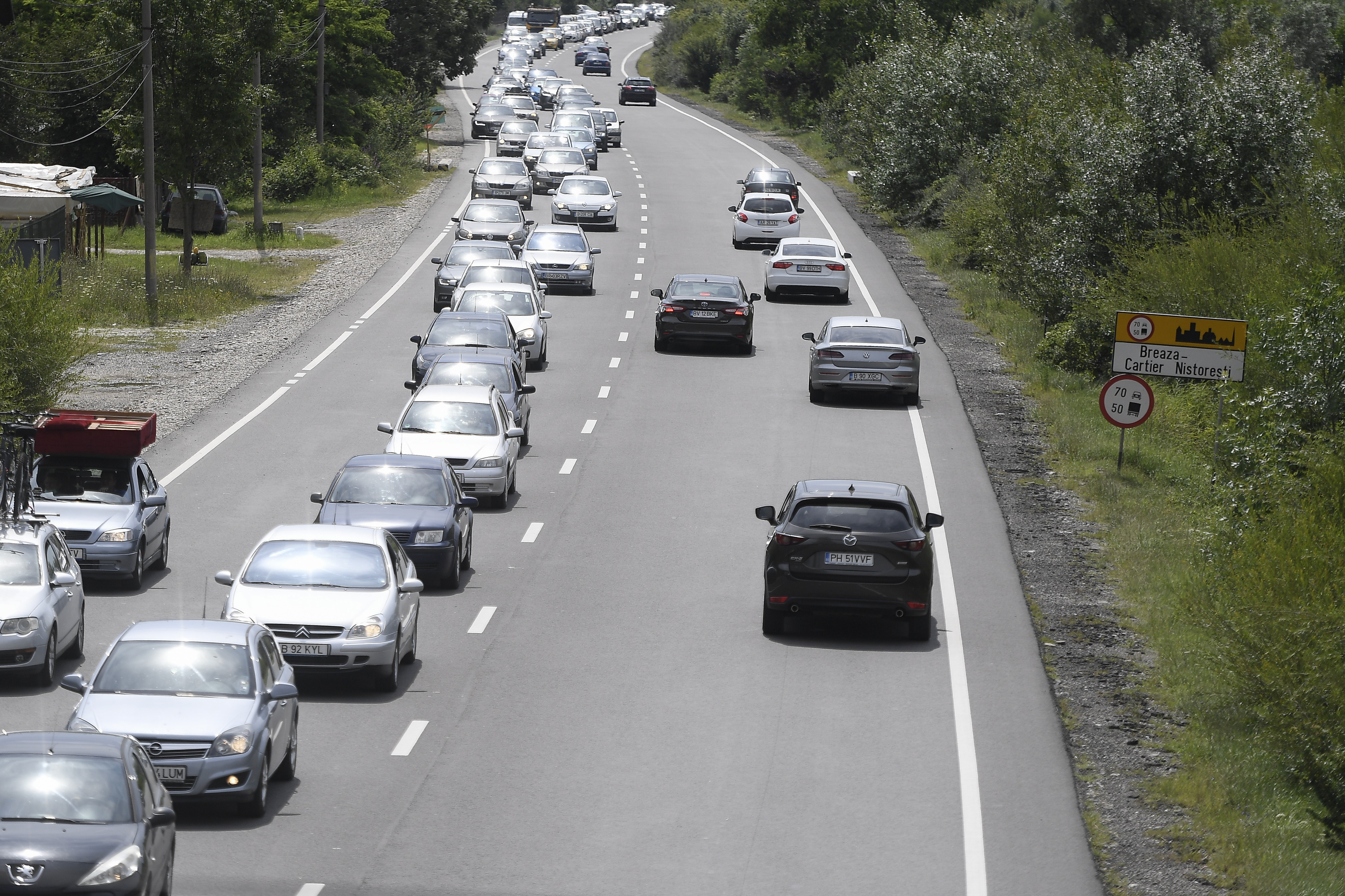 DN1 se închide în zona Câmpina pentru două zile. Traficul se va desfășura pe rute alternative