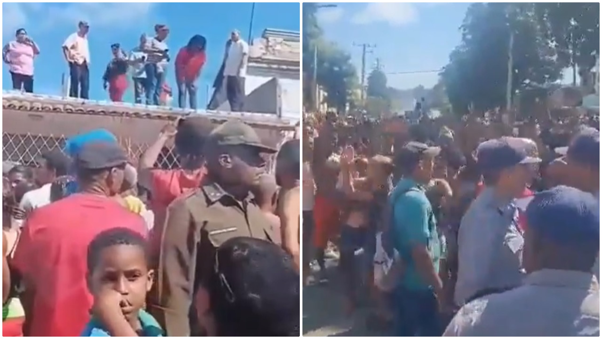 Protest public rar, în Cuba comunistă. Oamenii cer mâncare și curent electric