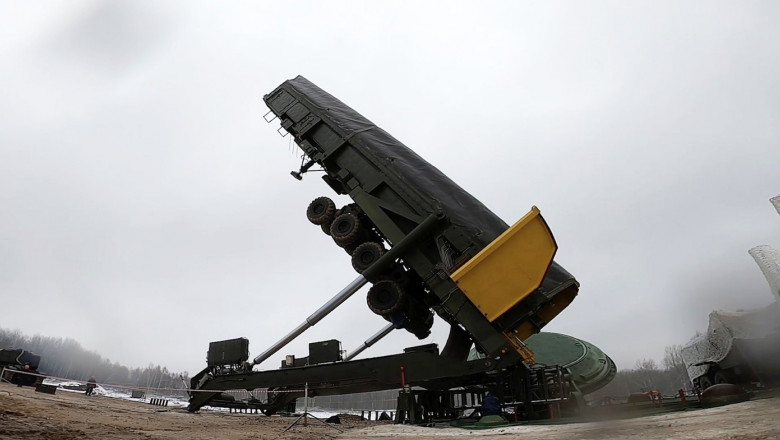 lansator cu rachete Yars din Rusia