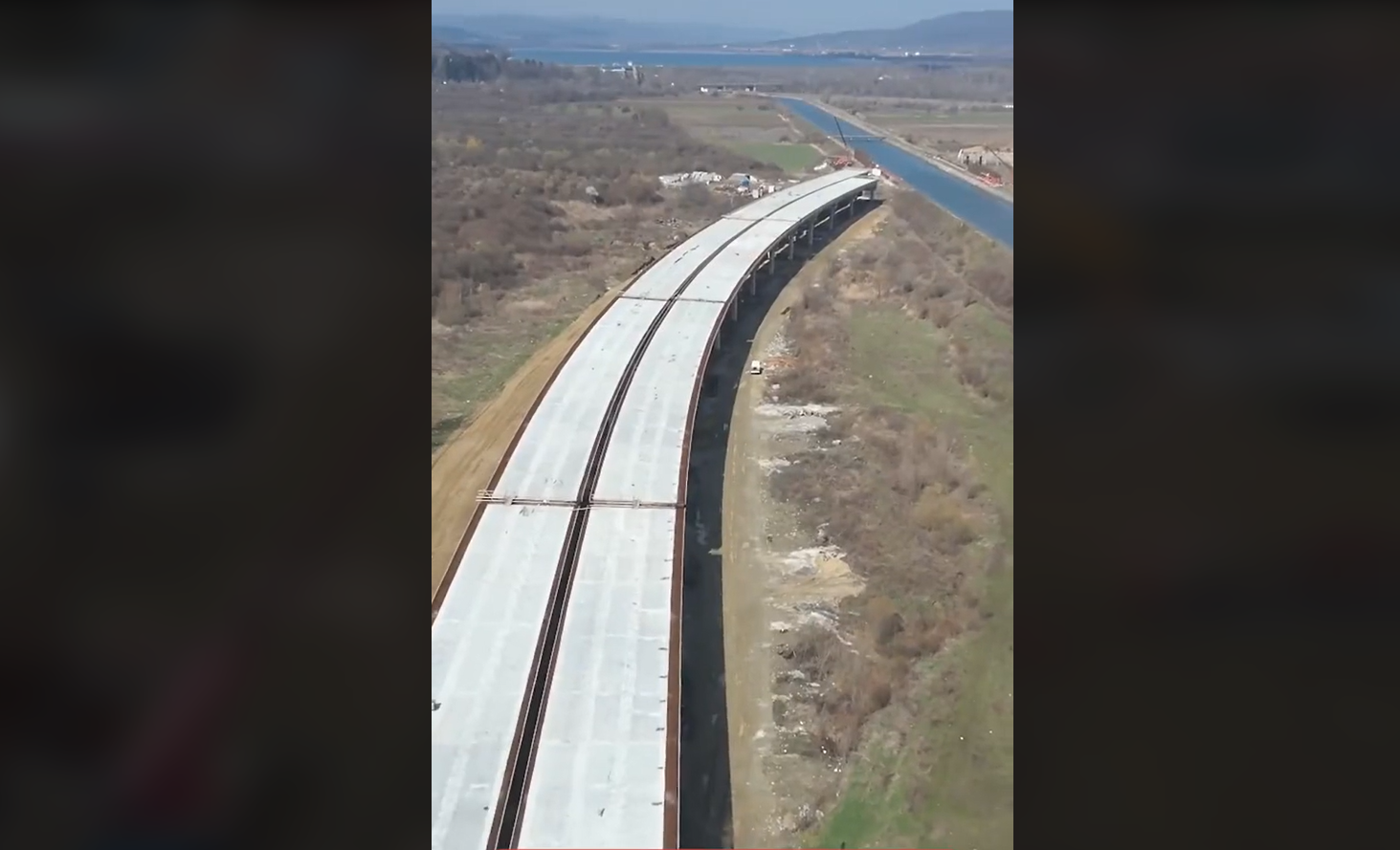 VIDEO: Secțiunea 5 a autostrăzii A1 Sibiu – Pitești, realizată în proporție de peste 63%
