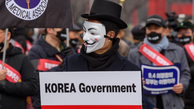 protest medici coreea de sud