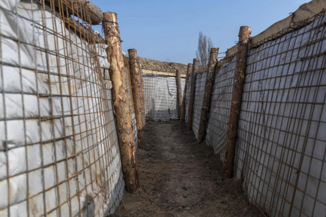 Ukraine builds so-called dragon teeth fortification along the frontline in Zaporizhzhia region