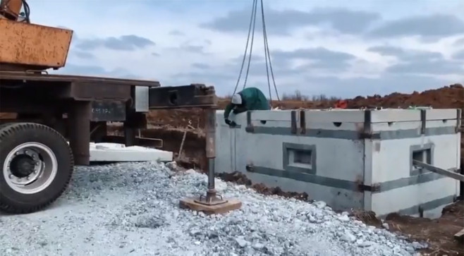 Ukraine builds so-called dragon teeth fortification along the frontline in Zaporizhzhia region