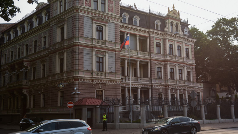 ambasada rusiei la riga, letonia