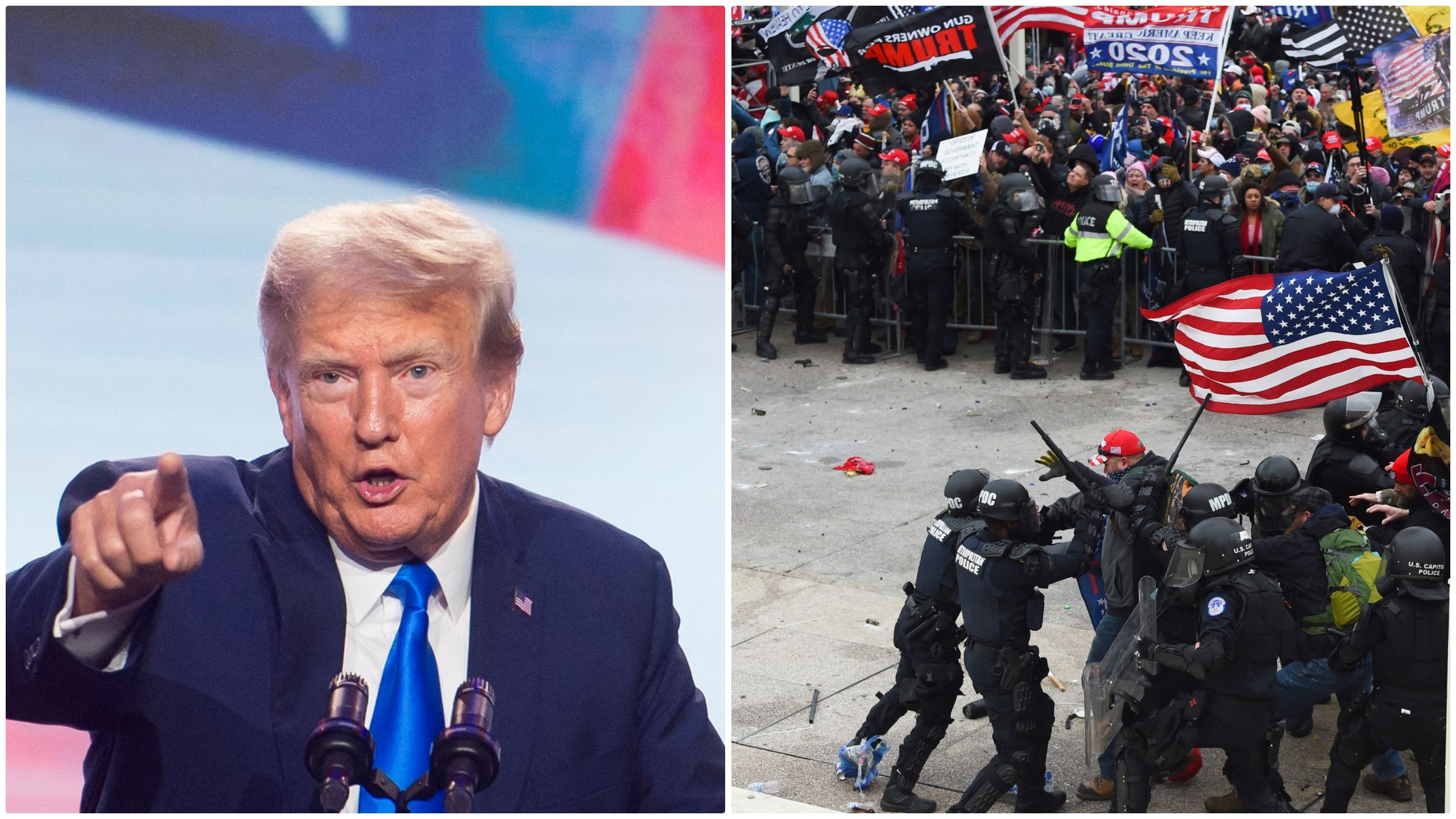 Donald Trump promite să-i scoată din închisoare pe cei condamnați pentru că au luat cu asalt Capitoliul în 2021