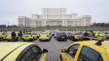 protest taximetristi