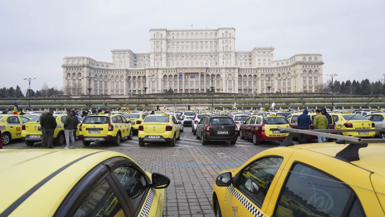 protest taximetristi