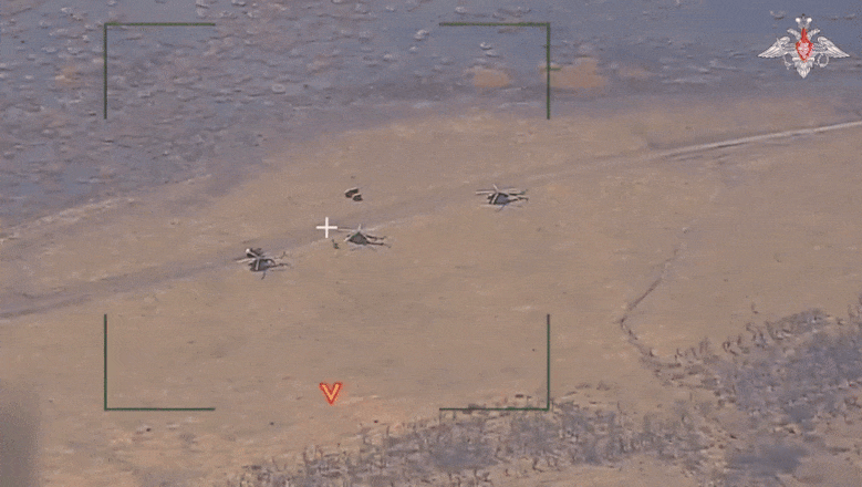 Lovitură grea pentru aviația ucraineană: 3 elicoptere au fost lovite simultan de ruși cu bombe cu dispersie, cel puțin 2 distruse