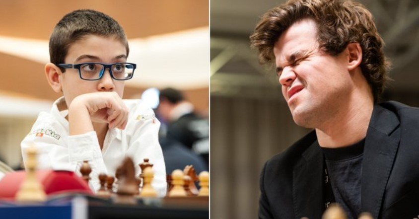 Un copil de 10 ani l-a învins pe campionul mondial la șah Magnus Carlsen
