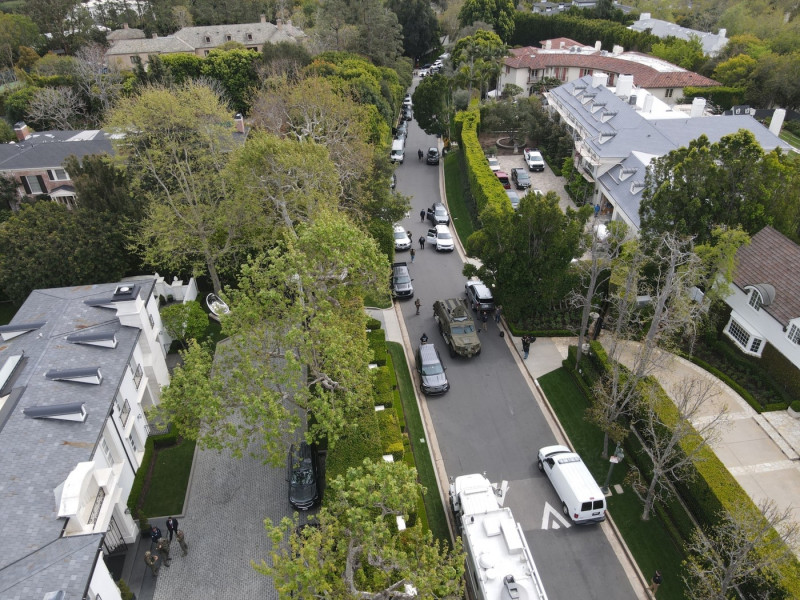 *EXCLUSIVE* Diddy's LA house is Raided by the Department of Homeland Security