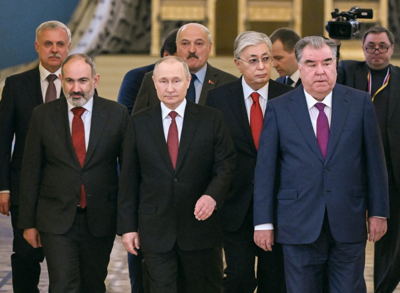 Summit of member states of the Collective Security Treaty Organization (CSTO) in the Kremlin.