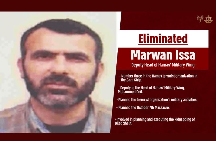 Israelul anunță că l-a eliminat pe numărul doi al aripii militare a Hamas