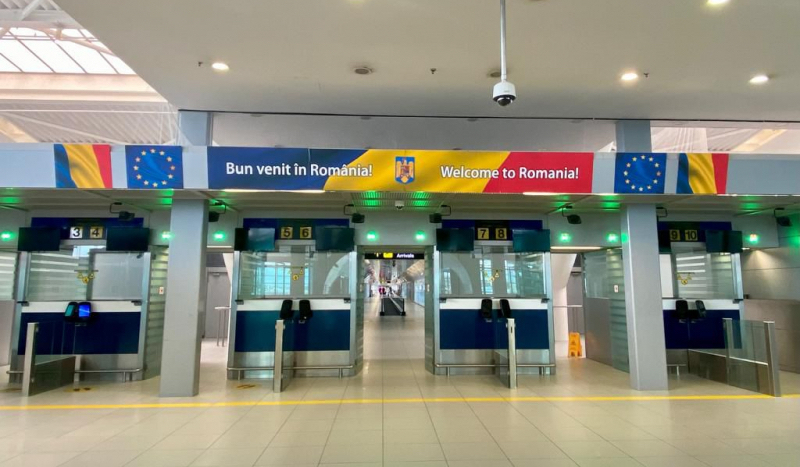 Capacitatea de control la punctele de frontieră din aeroportul Henri Coandă este limitată până duminică, când intrăm în Air Schengen