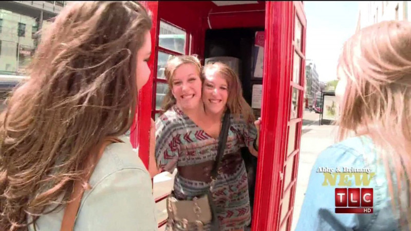 Conjoined twins Abby and Brittany Hensel visit London for their new TLC reality show