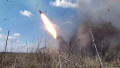 Rachetă rusească în zbor