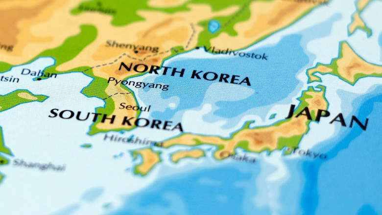 harta coreea de nord japonia