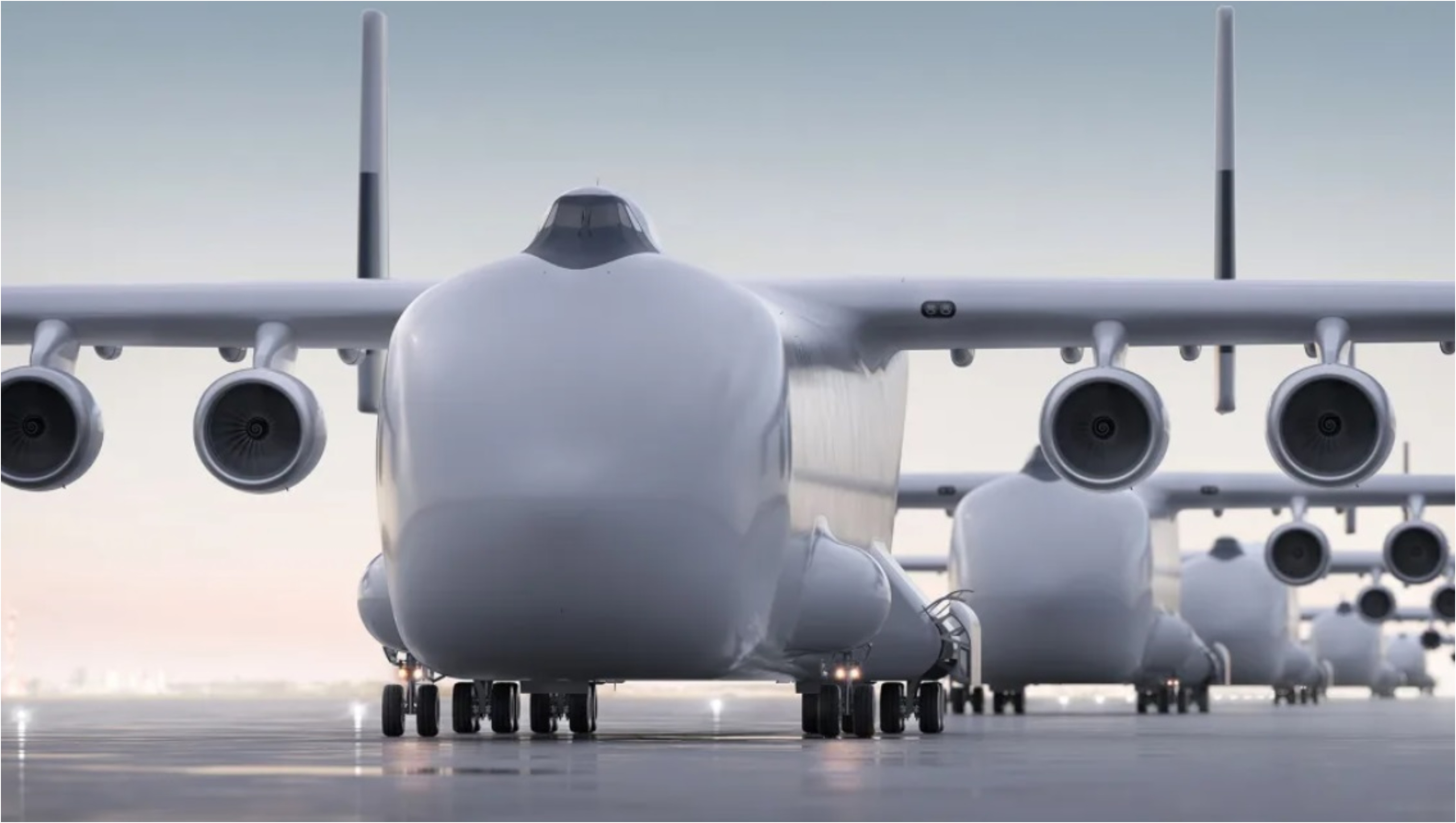 Cum va arăta cel mai mare avion care a zburat vreodată. WindRunner va transporta turbinele eoliene ale viitorului