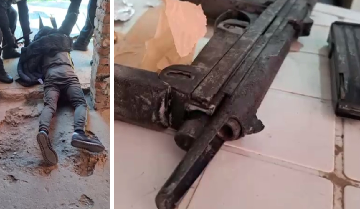 Un bărbat care vindea o armă de asalt și muniție, prins în flagrant de polițiști în Ilfov