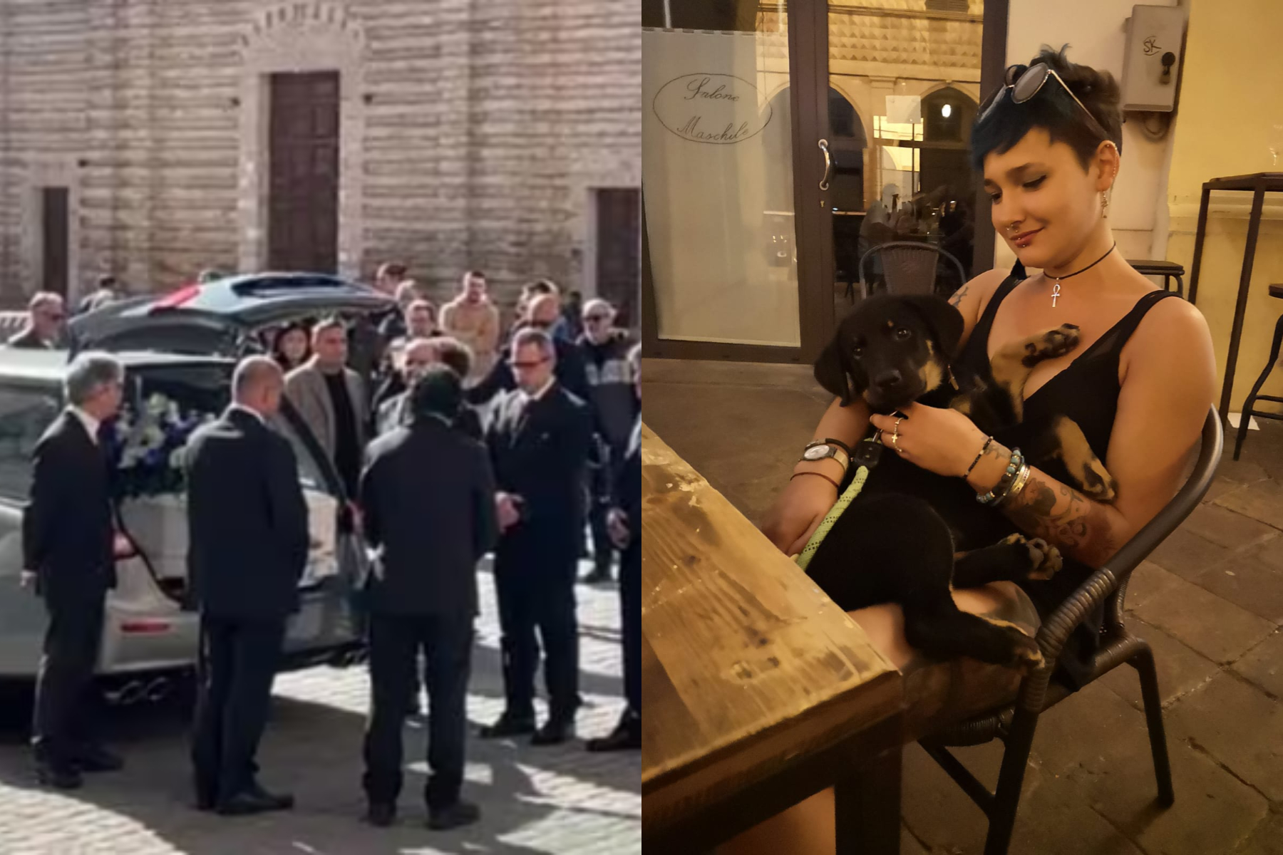 Scene cutremurătoare la funeraliile Andreei Rabciuc, românca dispărută în Italia și găsită moartă după 2 ani