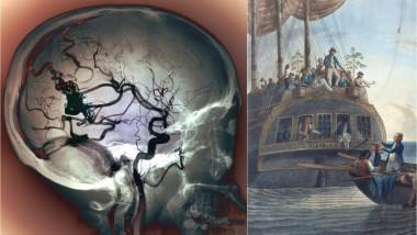 ilustrație boală neurologică / tablou cu revolta de pe Bounty