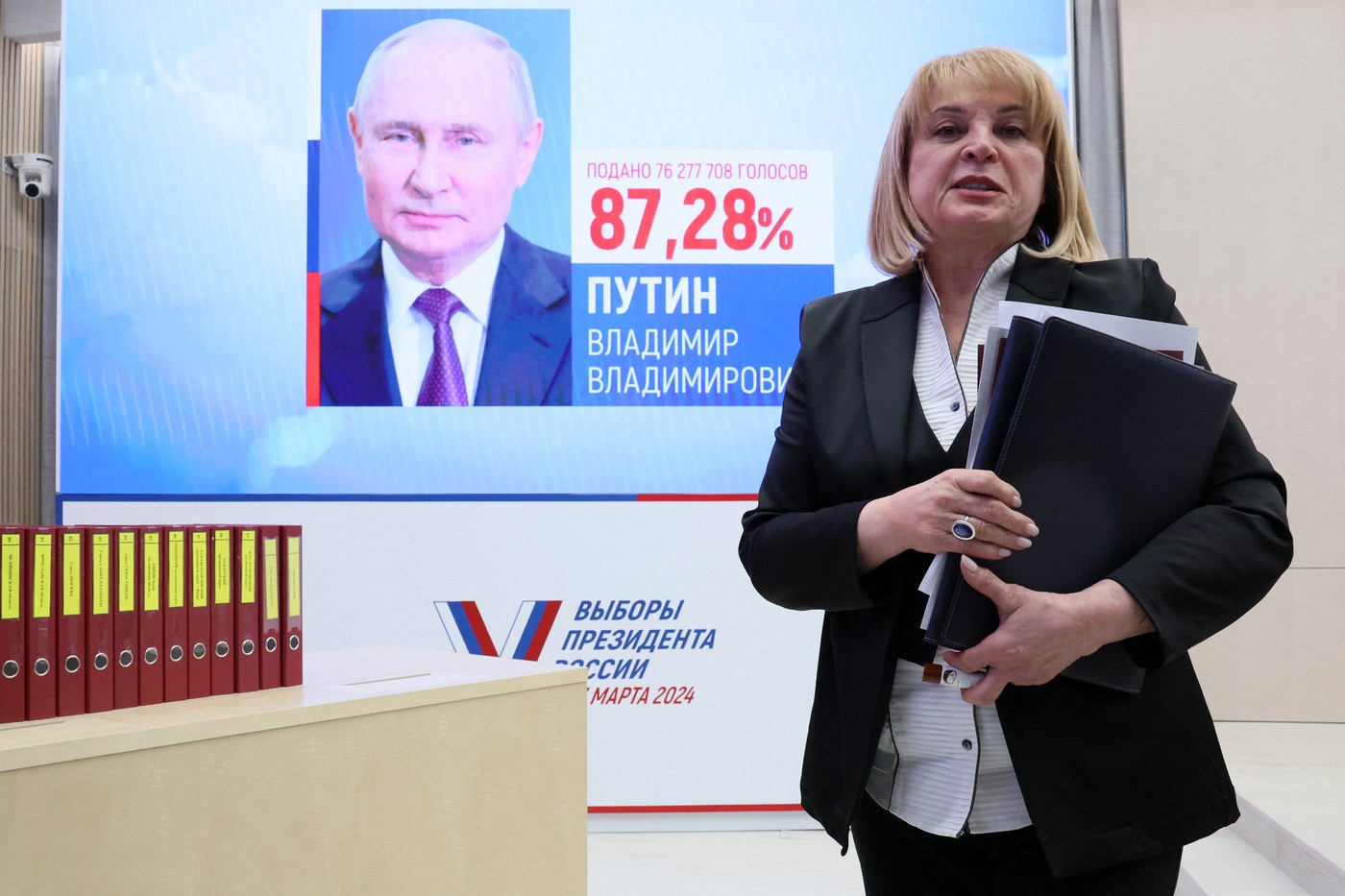 Putin a fost declarat oficial câștigătorul alegerilor cu 87,28% din voturi