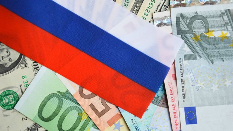 euro cu steagul rusiei