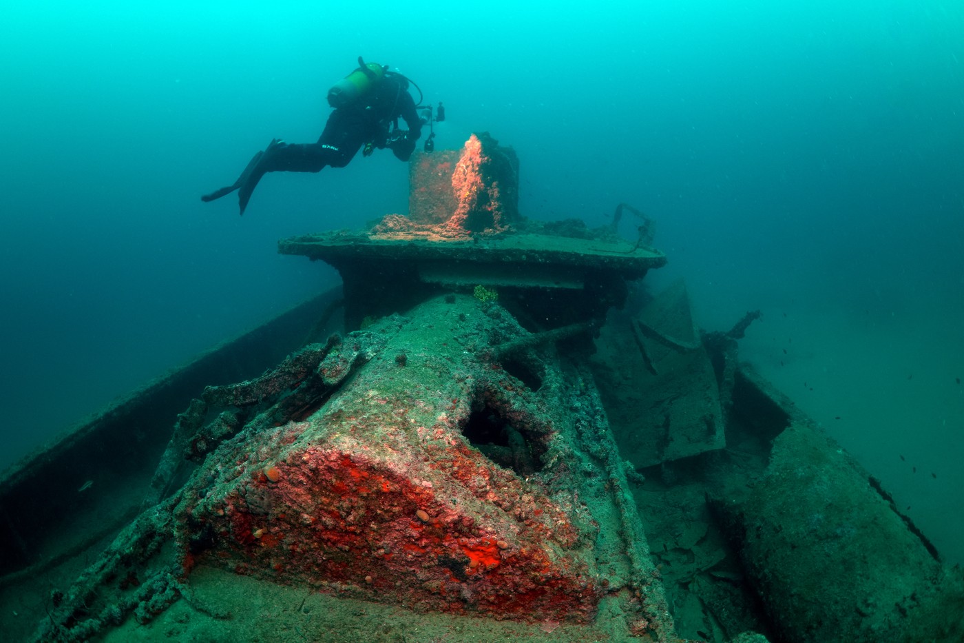 Un cimitir subacvatic de lângă coasta Turciei găzduiește epavele mai multor nave scufundate în Primul Război Mondial