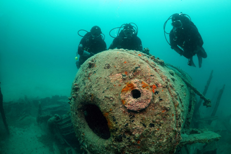 Historic Gallipoli Underwater Park, a new route for diving enthusiasts with WWI shipwrecks