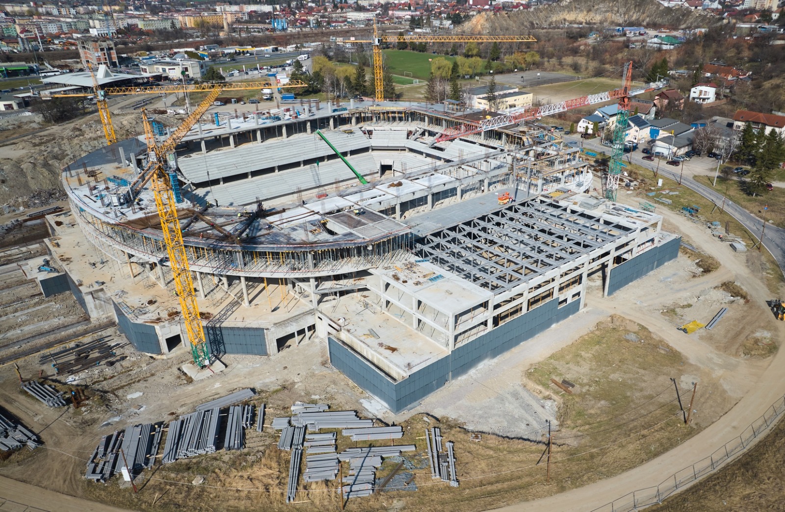 Cum arată cea mai mare sală polivalentă din România, care se construiește la Brașov cu 72 de milioane de euro
