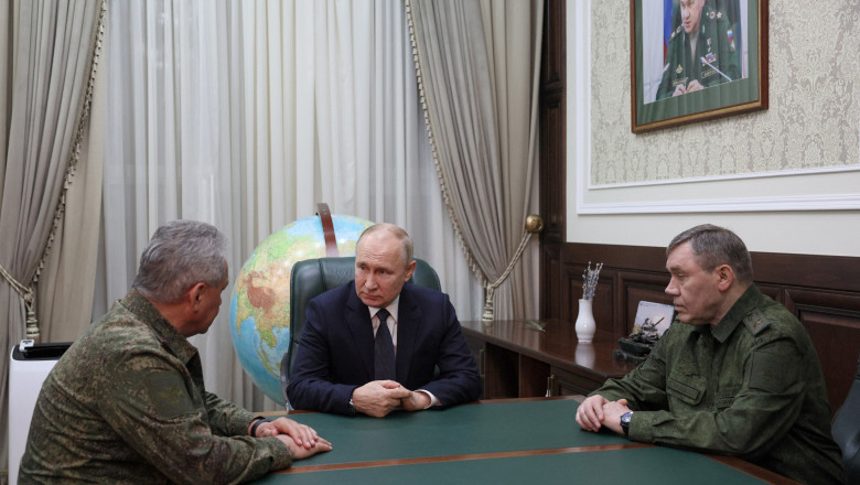 Șoigu, Putin, Gherasimov