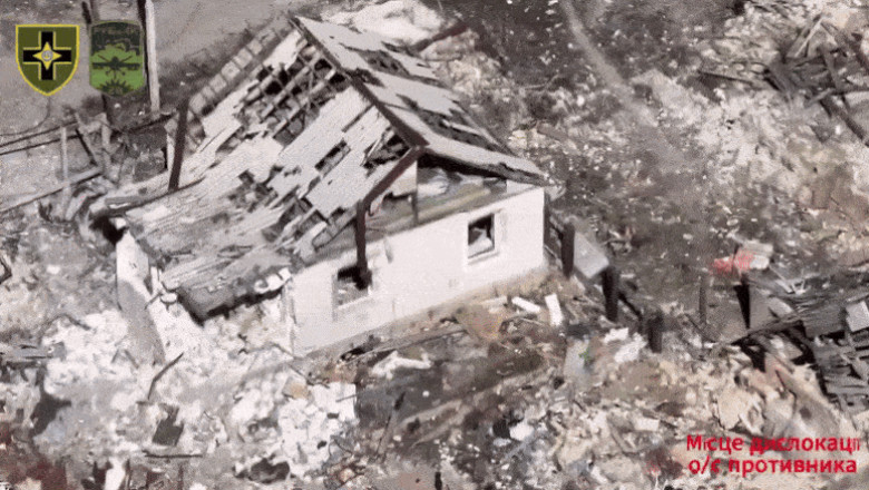 casa distrusa in donetk