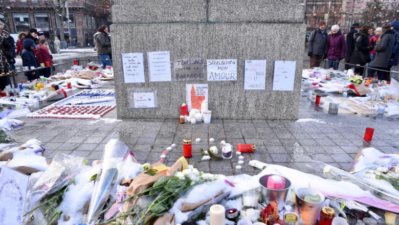Omagiu victime atac Strasbourg 2018