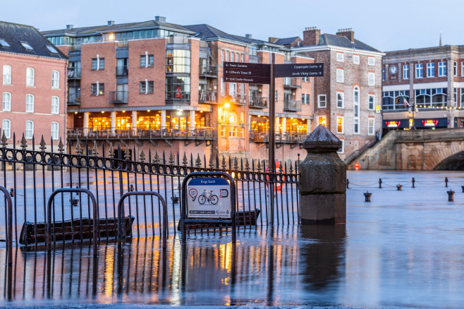 York Flooding, York, Yorkshire, UK - 07 Apr 2024