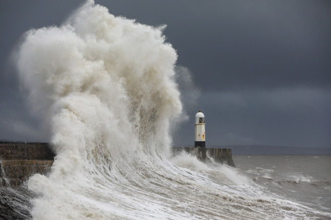 Storm Kathleen Hits The UK