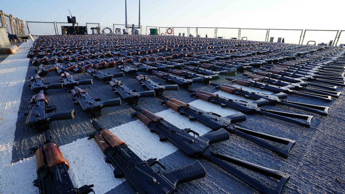 Armata americană a trimis Ucrainei arme și muniții iraniene confiscate de la rebelii Houthi din Yemen