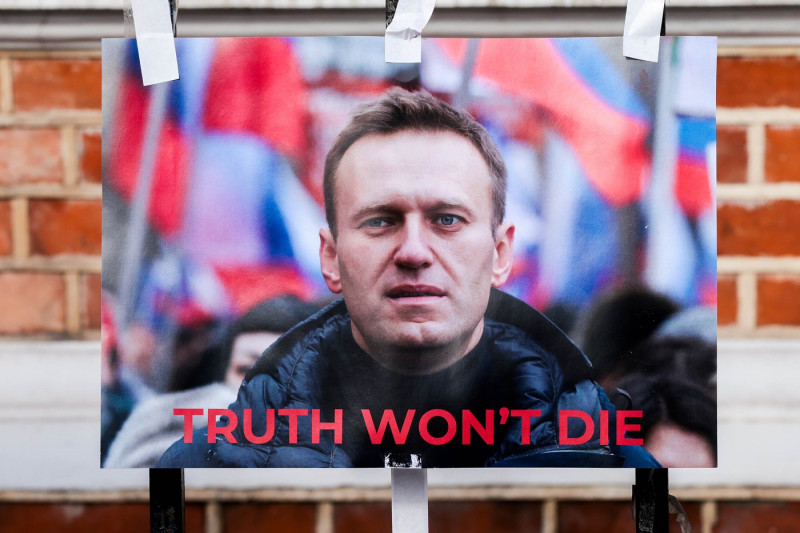 Tributes to Alexey Navalny London