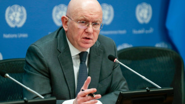 Russian Ambassador To The United Nations Vassily Nebenzia, President Of The Security Council