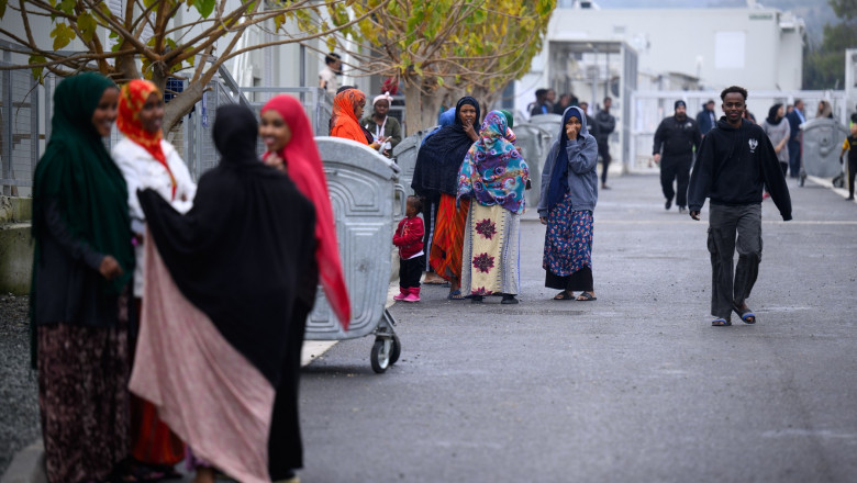 Refugee camp in Cyprus