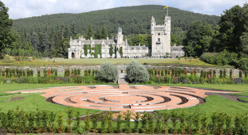 Thistle Maze, Balmoral Castle, UK - 22 Jul 2023