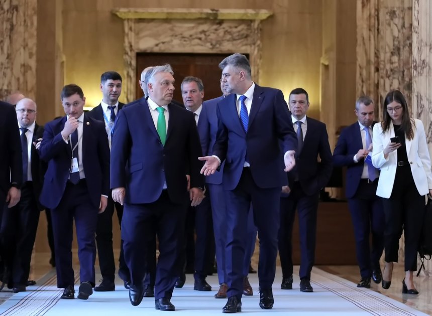 Marcel Ciolacu a discutat cu Viktor Orban despre priorităţile viitoarei preşedinţii la Consiliului UE a Ungariei