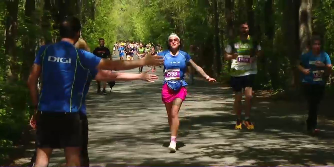 Peste 2.000 de sportivi amatori au participat la cea mai mare competiție de alergat desfășurată în Pădurea Băneasa
