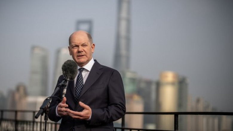 olaf Scholz in China