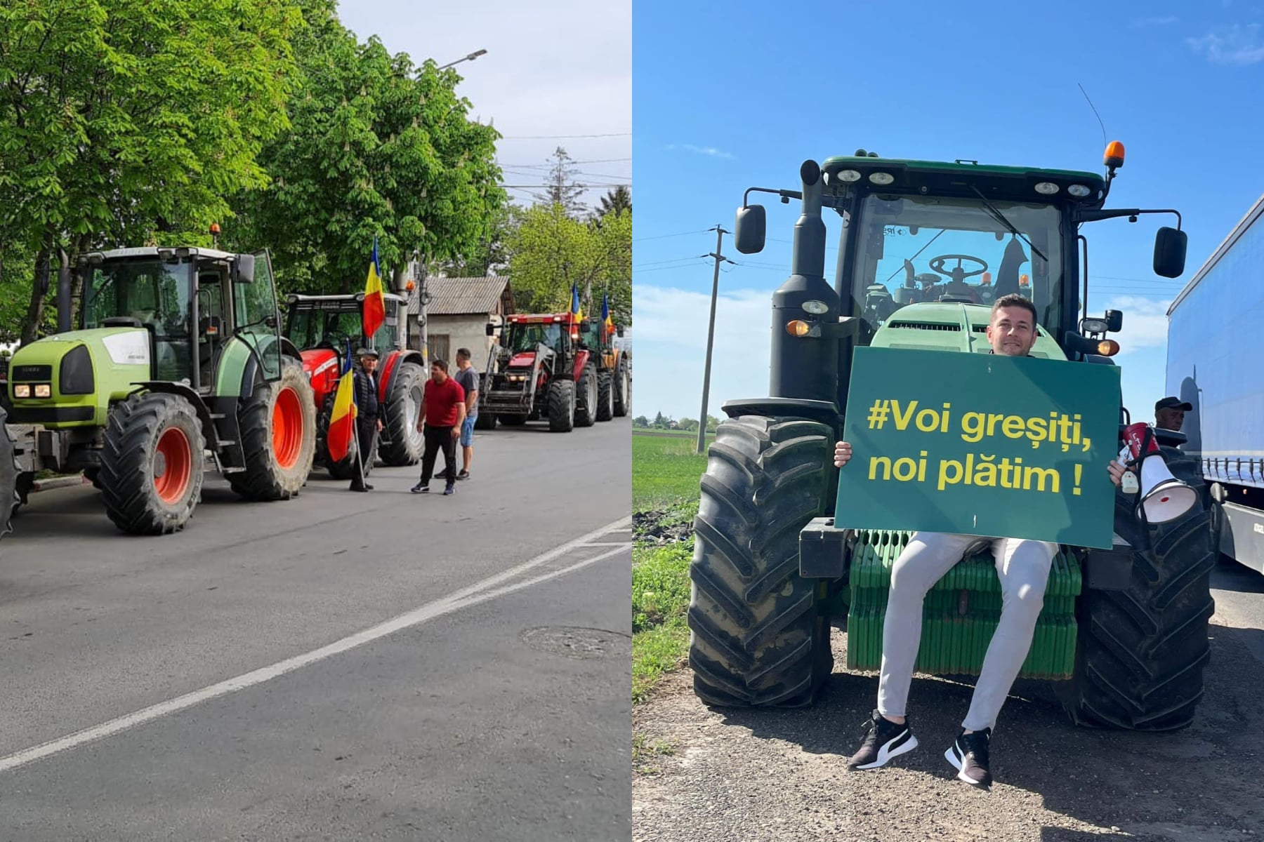 Protest împotriva rachetelor antigrindină. Fermier: "Ploile sunt condamnate la pieire din cauza acestui sistem"