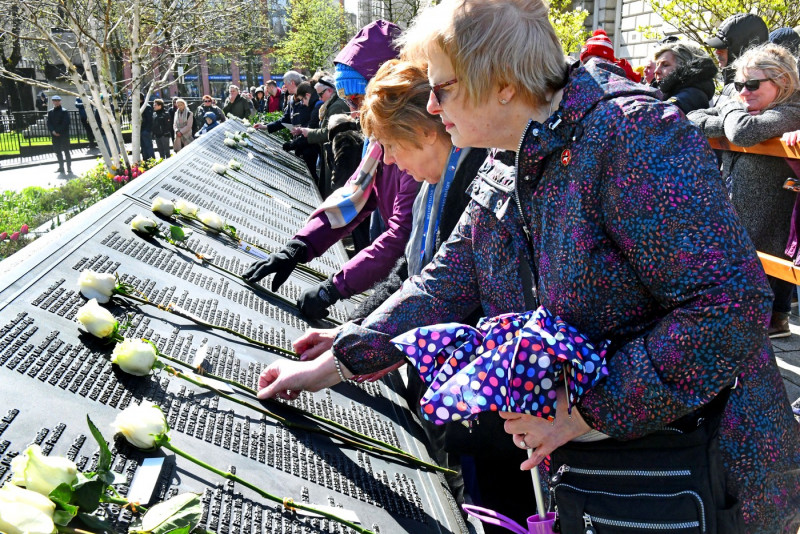 Titanic Anniversary Memorial Service Remembers Titan Submersible Victims In Belfast - 15 Apr 2024