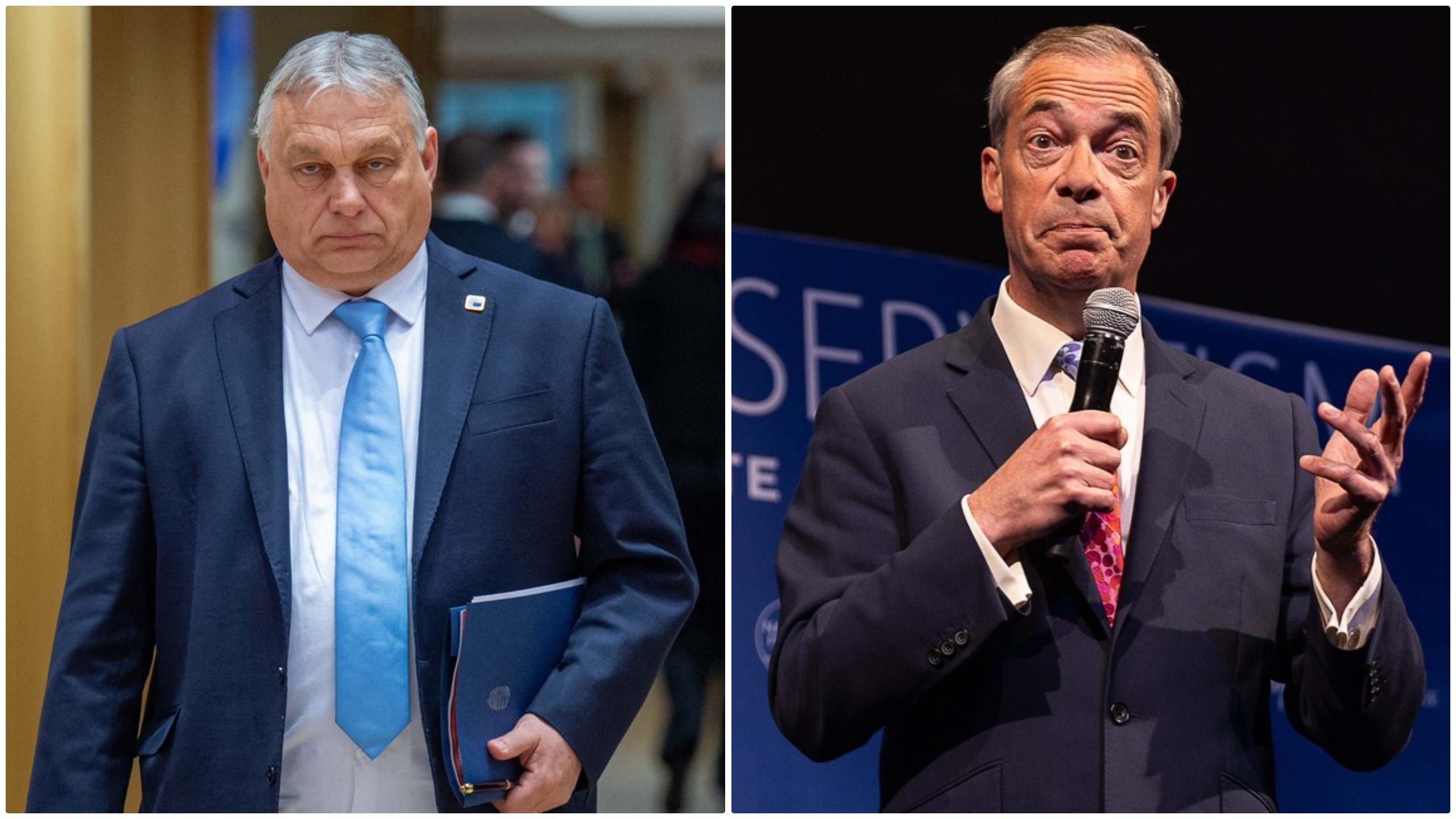 Conferința extremiștilor europeni, unde trebuiau să vorbească Farage și Orban, a fost oprită de poliția de la Bruxelles