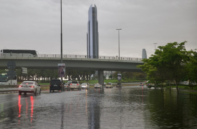 Heavy rain in Dubai